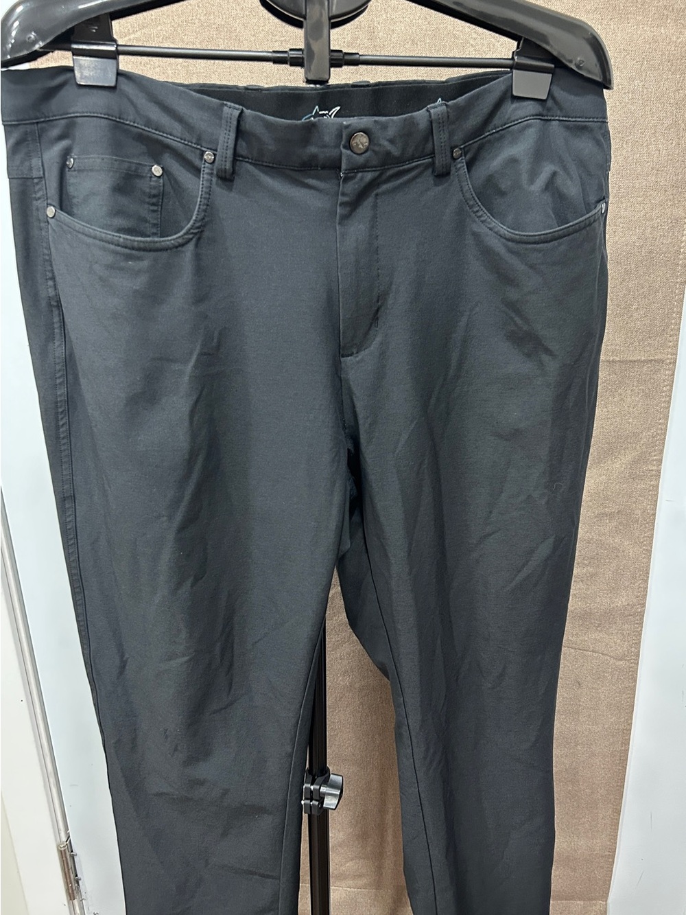 Greg Norman Collection Slim Straight Black Jeans